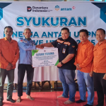 Melalui Dana CSR, PT Antam Salurkan Bantuan Sarana dan Prasarana Aula SMKN 1 Konawe Utara