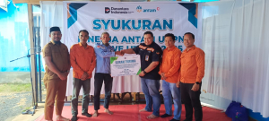 Melalui Dana CSR, PT Antam Salurkan Bantuan Sarana dan Prasarana Aula SMKN 1 Konawe Utara