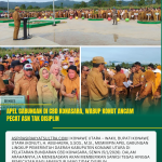 Apel Gabungan di CBD Konasara, Wabup Konut Ancam Pecat ASN Tak Disiplin