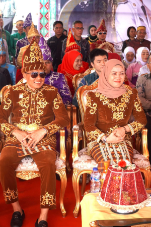 Bupati Konawe Yusran Akbar Hadiri HUT ke-19 Kabupaten Konawe Utara