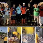 Polsek Lasolo Berdiri di Garda Terdepan, Fokus Membersihkan Material Bangunan Roboh Akibat Angin Kencang