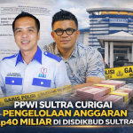 Surat Klarifikasi Anggaran Rp40 Miliar Belum Terjawab, DPD PPWI Sultra Soroti Disdikbud