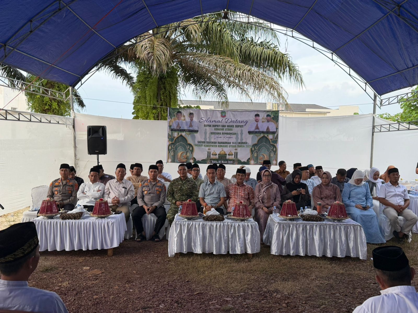 Bupati Konut H. Ikbar Pimpin Safari Ramadhan di Asera, Pererat Silaturahmi dan Serahkan Bantuan untuk Warga