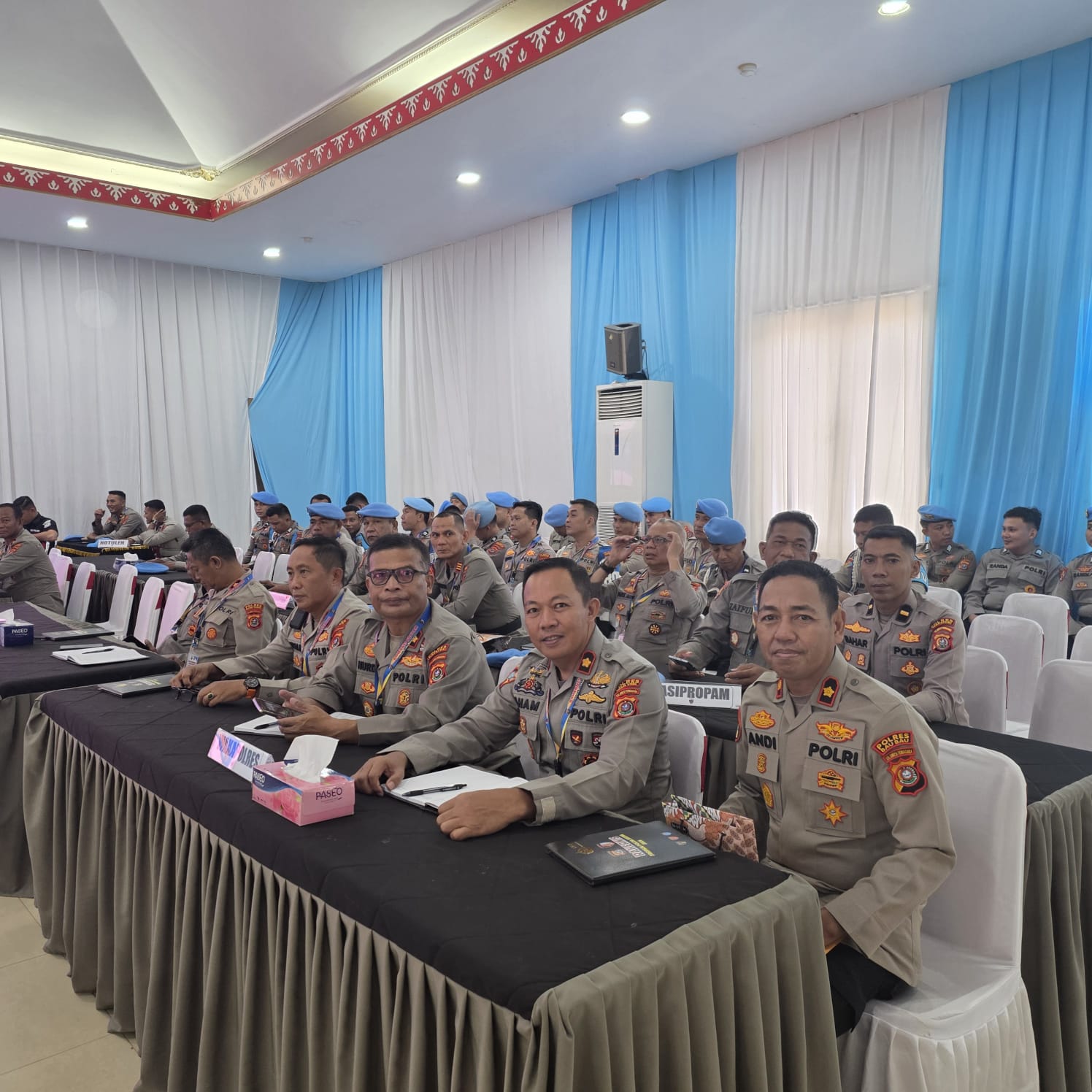 Wakapolres Kolaka Utara Kompol Ilham,S,H.M.H,CPM Menghadiri Kegiatan Personel Propam Seluruh Jajaran Polres Se-Sulawesi Tenggara