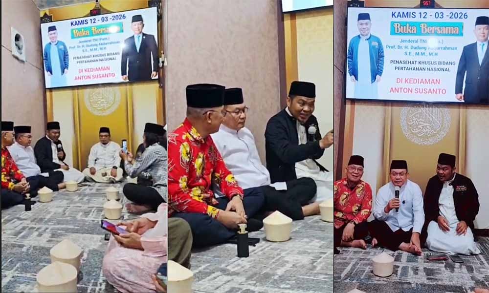 Jenderal TNI (Purn.) Dudung Abdurachman dan Wilson Lalengke Berbuka Bersama di Kediaman Ustadz Anton Susanto