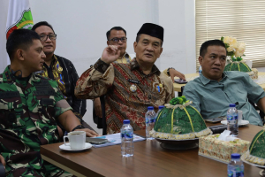 Wakil Bupati Konawe Utara Ikuti Rakornis TMMD ke-128 Bersama Pangdam XIV/Hasanuddin, Matangkan Kesiapan Pelaksanaan di Desa Tapuwatu