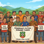 Pemerhati Futsal Usul Muladis, Nahkodai Asosiasi Futsal Konawe Utara