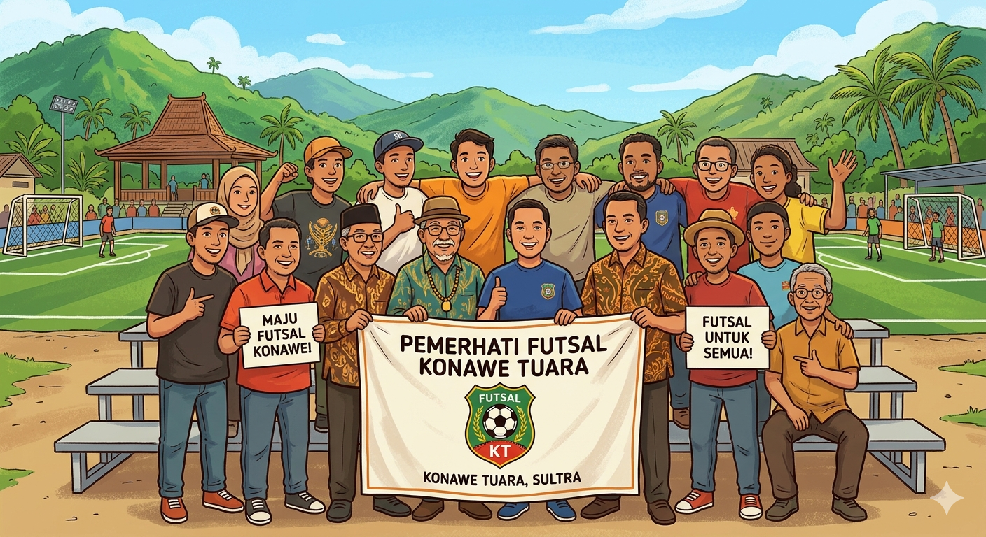 Pemerhati Futsal Usul Muladis, Nahkodai Asosiasi Futsal Konawe Utara