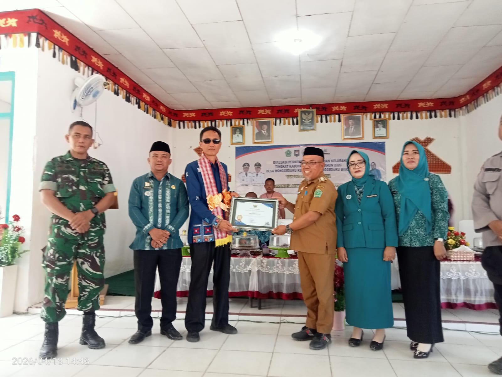 Desa wonggeduku kecamatan wonggeduku barat optimis juara lomba desa tingkat kabupaten Konawe tahun 2026