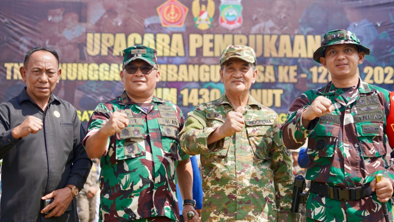 TMMD ke-128 Resmi Dibuka, Wabup Konawe Utara Tekankan Sinergi TNI–Pemda Bangun Desa