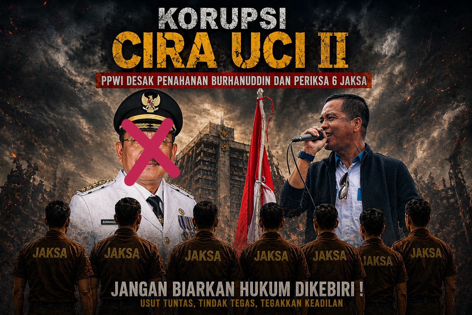 Kasus Cira Uci II Belum Tuntas, PPWI Desak Kejati Tahan Burhanuddin dan Periksa Jaksa
