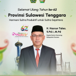H.Hasrun Taleo,S.pd.I.,M.Pd Kepala Kementeria Agama Kabupaten Konawe(kemenag) Mengucapkan Selamat Hari Ulang Tahun Provinsi Sulawesi Tenggara Yang Ke 62 Tahun