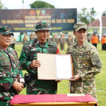 TMMD ke-128 Resmi Ditutup, TNI dan Pemda Konawe Utara Tuntaskan Pembangunan Desa Amolame 100 Persen