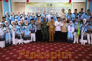 Wabup Konawe Utara Resmi Lepas Calon Jemaah Haji 1447 H/2026 M, Prioritaskan Pelayanan Ramah Lansia dan Perempuan