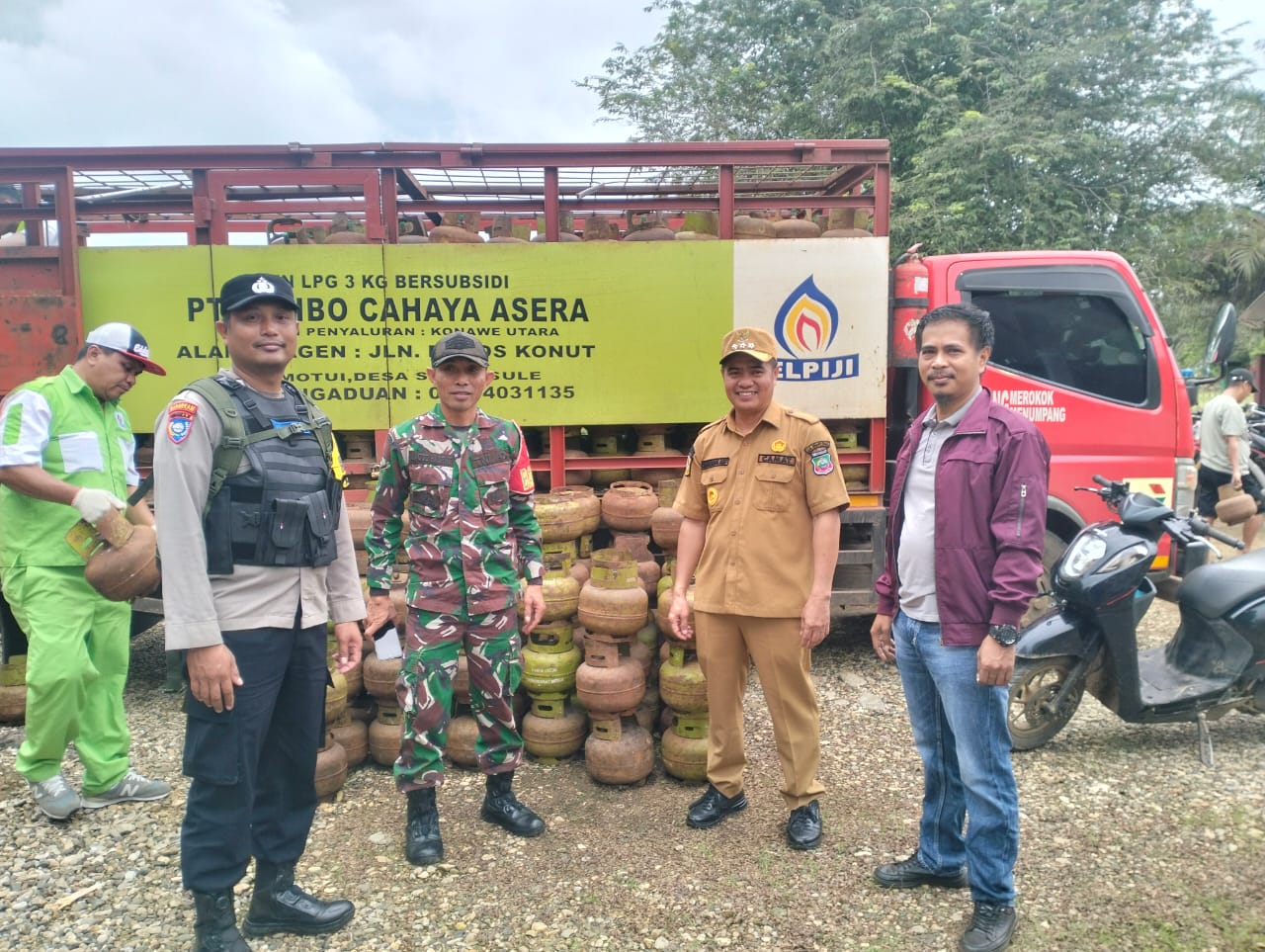 Jelang Idul Adha, Polsek Wiwirano Amankan Penyaluran LPG Subsidi Sesuai HET