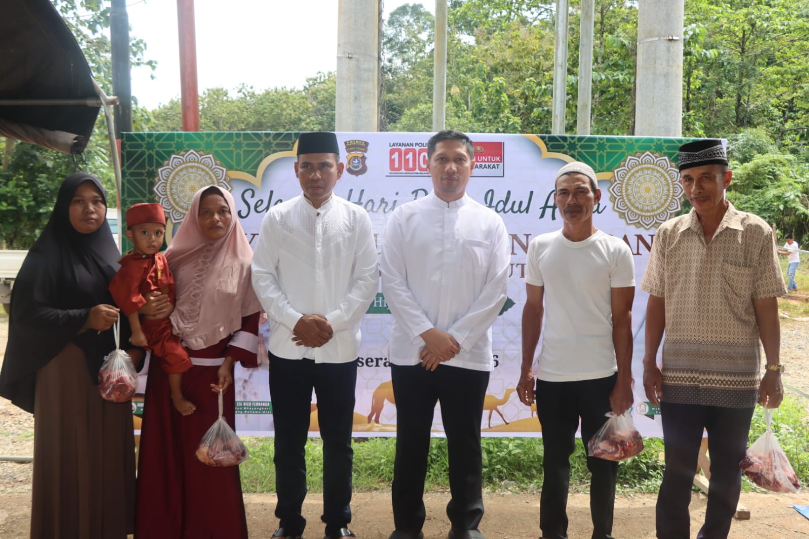 Polres Konawe Utara Sembelih 22 Ekor Sapi Kurban, Ribuan Warga Rasakan Berkah Idul Adha 1447 H