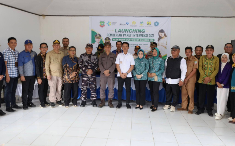 Bupati Konawe Utara Launching Paket Intervensi Gizi, Perkuat Upaya Percepatan Penurunan Stunting
