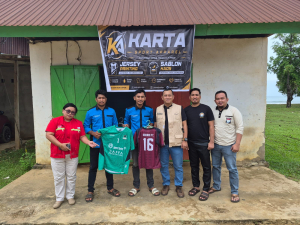 Berkat Dukungan PT ANTAM, Karang Taruna Bahari Kini Miliki Unit Usaha Karta Sport Apparel