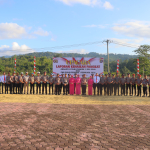Kapolres Konawe Utara Pimpin Upacara Korps Rapor Kenaikan Pangkat 24 Personel dan PNS Polri