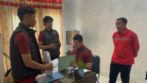 Satreskrim Polres Konawe Utara Gelar Pengeledahan Kantor DPMD Kabupaten Konawe Utara