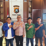 Perkuat sinergi dengan mahasiswa, Kapolres Konawe gelar silaturahmi bersama BEM dan PMII