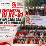 PT BKM Semarakkan HUT RI ke-81 dengan Upacara dan Beragam Perlombaan