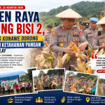 Panen Raya Jagung Bisi 2, Kapolres Konawe Dorong Penguatan Ketahanan Pangan di Desa Walay