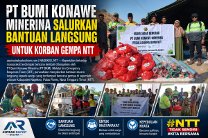 PT Bumi Konawe Minerina Salurkan Bantuan Langsung untuk Korban Gempa NTT