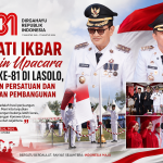 Bupati Ikbar Pimpin Upacara HUT RI ke-81, Tekankan Persatuan dan Percepatan Pembangunan
