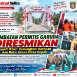 Jembatan Perintis Garuda Diresmikan, Bupati Ikbar: Hubungkan Harapan dan Buka Akses Masa Depan