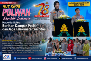 HUT ke-78 Polwan, Kapolda Sultra: Berikan Dampak Positif dan Jaga Kehormatan Institusi