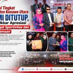 Porseni Tingkat Kabupaten Konawe Utara Resmi Ditutup, Bupati Ikbar Apresiasi Semangat Sportivitas dan Kebersamaan
