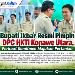 Bupati Ikbar Resmi Pimpin DPC HKTI Konawe Utara, Perkuat Komitmen Majukan Pertanian