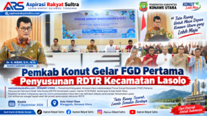 Pemkab Konut Gelar FGD Pertama Penyusunan RDTR Kecamatan Lasolo
