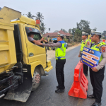 Tekan Angka Kecelakaan, Sat Lantas Polres Konawe Gelar Patroli Simpatik “Selamat Sampai Tujuan” di Jalan Poros Pondidaha