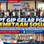 PT GIP Gelar FGD Pemetaan Sosial, Libatkan Pemerintah dan Masyarakat Tiga Kecamatan di Konawe Utara